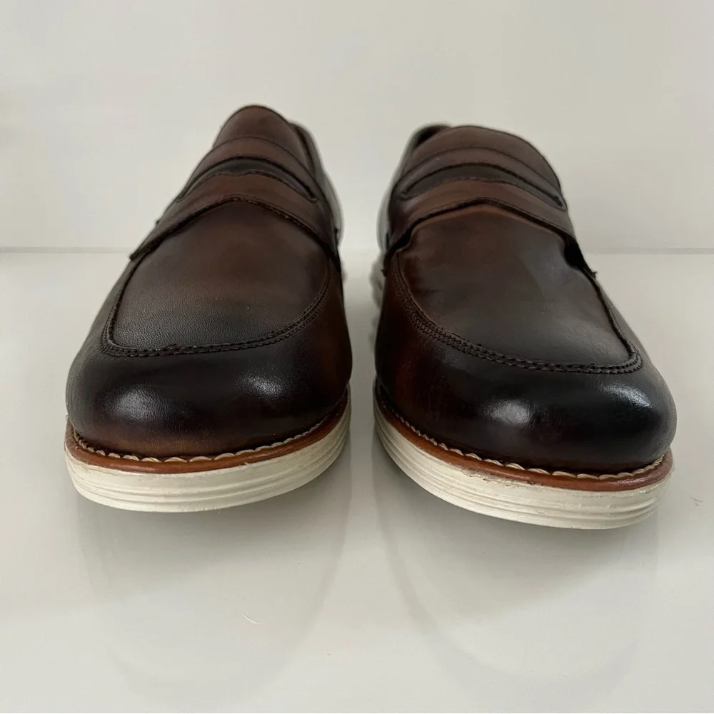 SANDRO MOSCOLONI Natal Penny Loafer In Tan